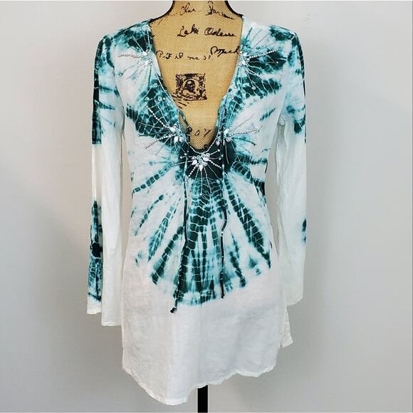 JC Swim beaded coverup sz S - Picture 1 of 7